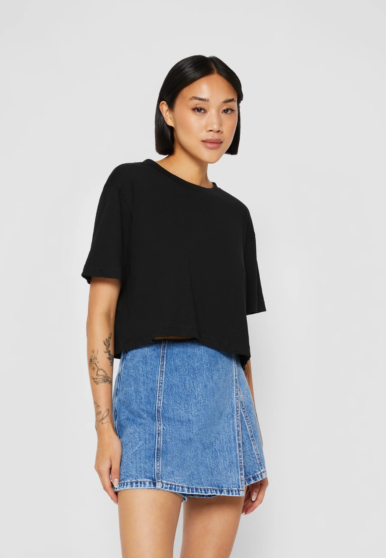 Urban Classics LADIES SHORT OVERSIZED TEE – Basic T-Shirt – White – Bild 4