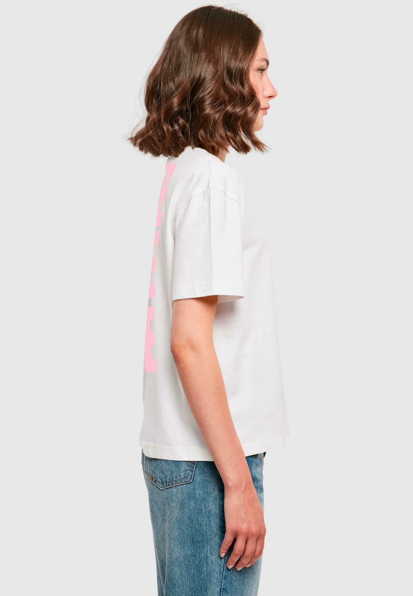 Mister Tee ALL WE NEED IS LOVE TEE – T-Shirt Print – White – Bild 4