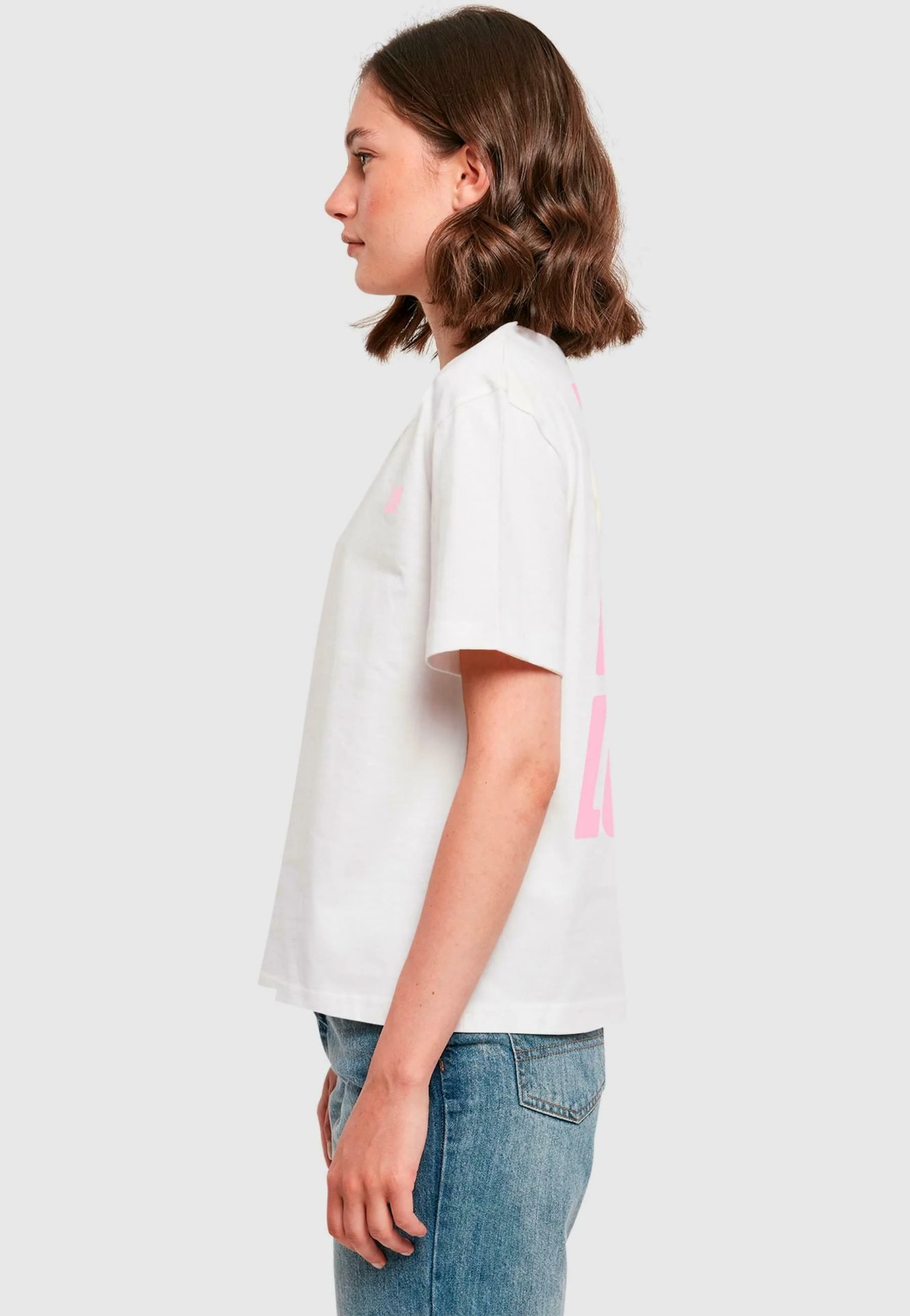 Mister Tee ALL WE NEED IS LOVE TEE – T-Shirt Print – White – Bild 5