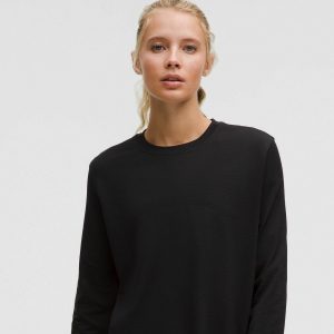 lululemon SWIFTLY RELAXED LONG-SLEEVE - Long Sleeved Top - black black