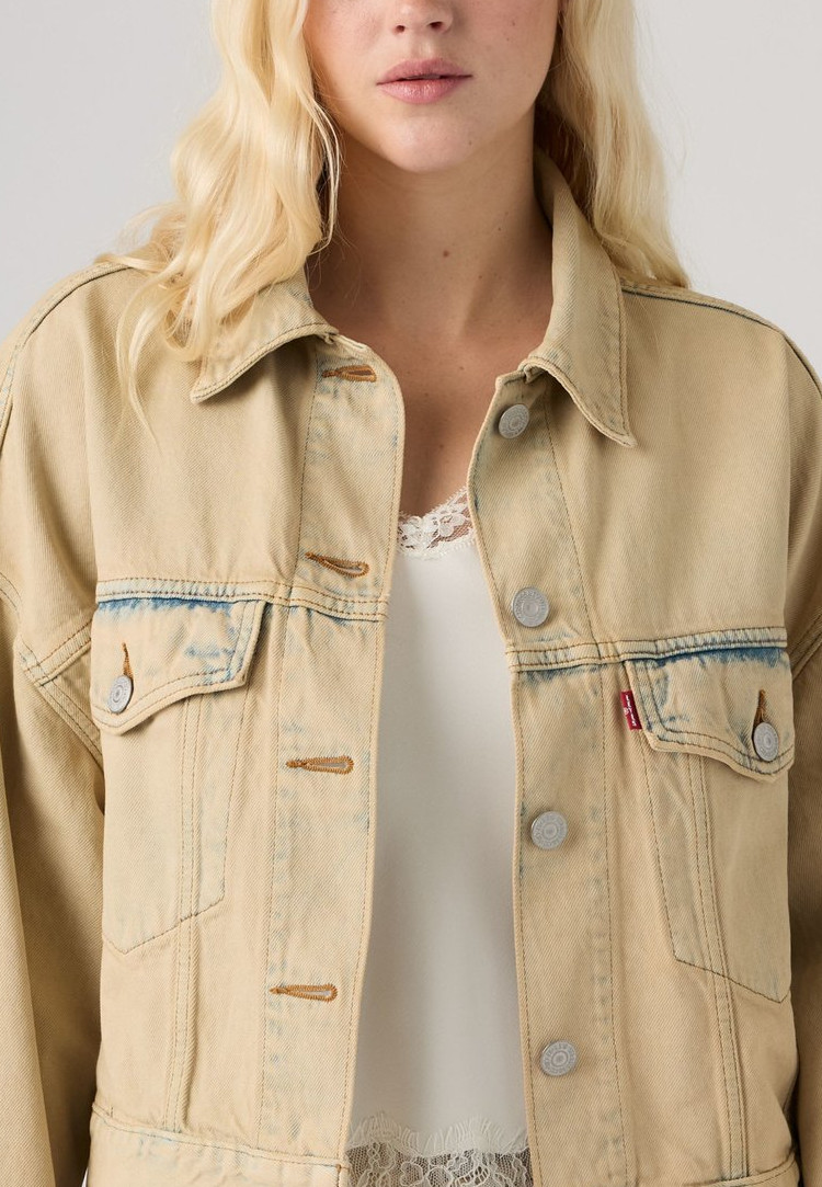 Levi's LOOSE CROP TRUCKER - Denim Jacket - new hire – Bild 4