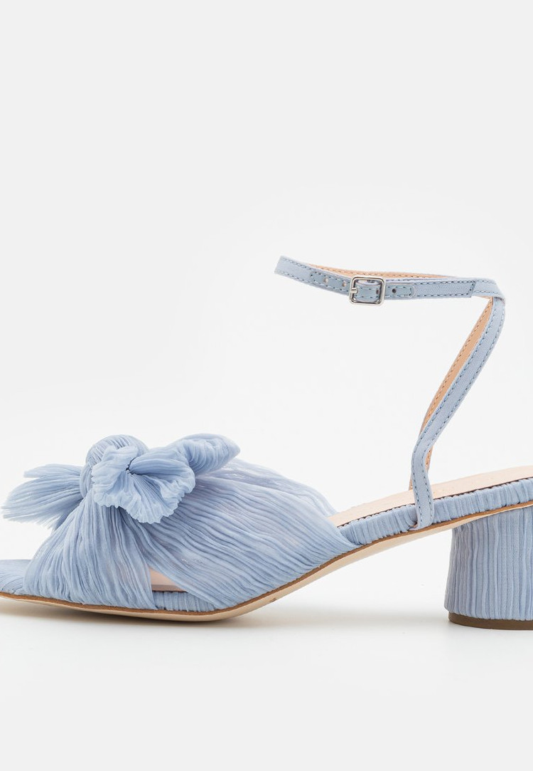Loeffler Randall DAHLIA BOW LOW HEEL - Sandals - blue – Bild 4