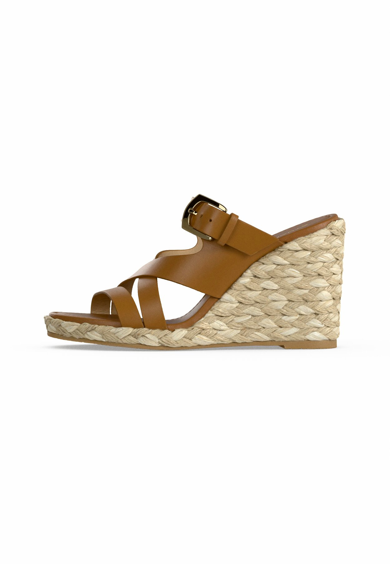 Stuart Weitzman SAI WEDGE - Heeled Mules - boho tan – Bild 5
