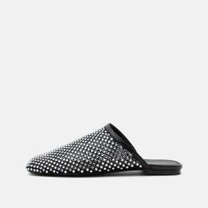 Stuart Weitzman BAREITALL SHINE MULE - Mules - black