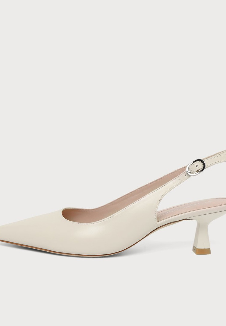 Stuart Weitzman SCULPT SLINGBACK - Classic Heels - linen – Bild 4
