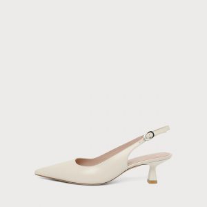 Stuart Weitzman SCULPT SLINGBACK - Classic Heels - linen