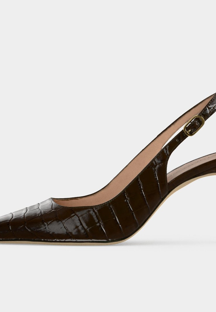 Stuart Weitzman POWER SLINGBACK 75 - High Heels - walnut – Bild 4