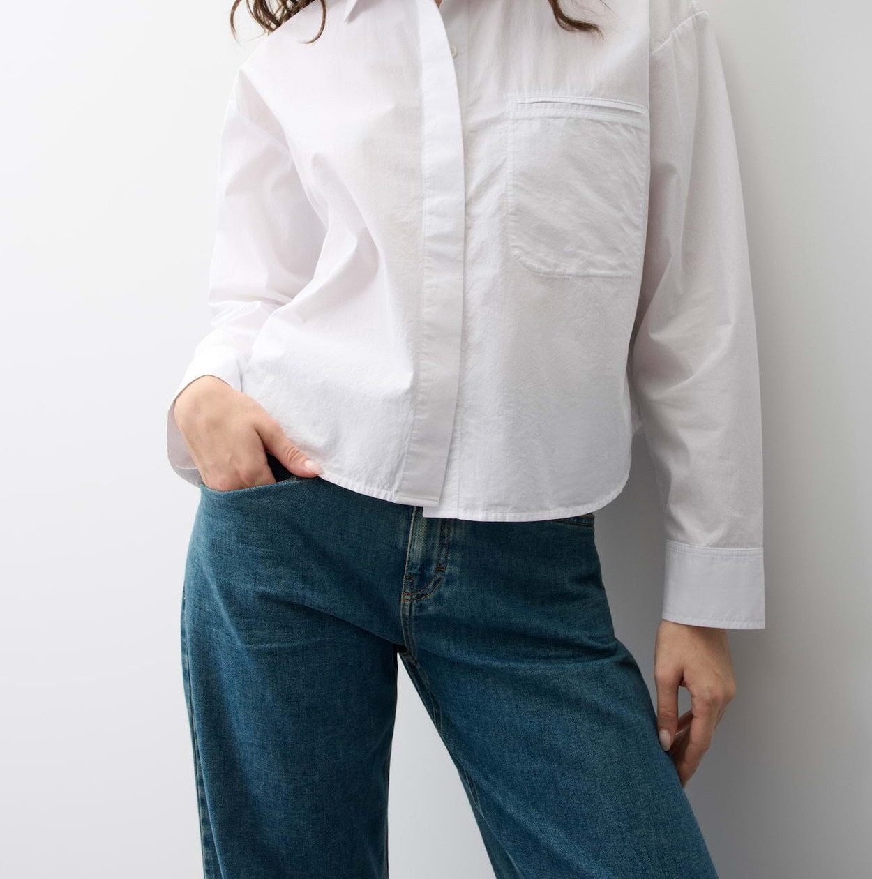 OPUS PANTS LANGARMBLUSE FEMI - Button-Down Blouse - white – Bild 3