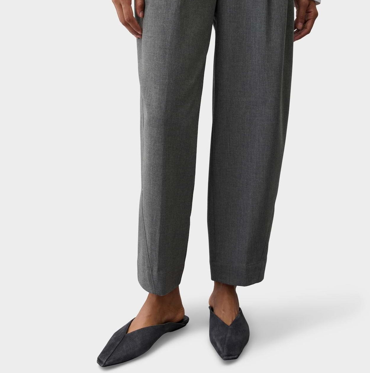 OPUS PANTS CITY PANTS METTA - Trousers - quiet grey - Image 3