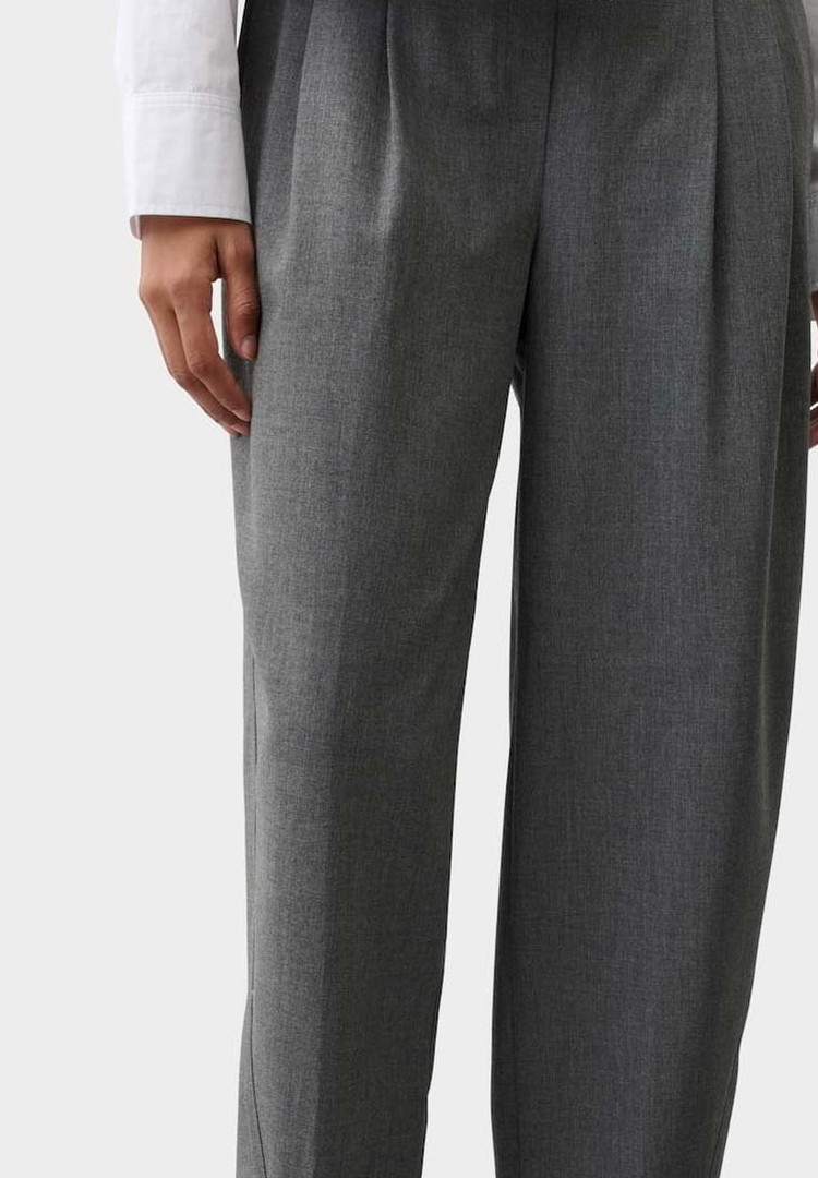 OPUS PANTS CITY PANTS METTA - Trousers - quiet grey - Image 4