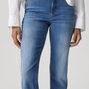 OPUS PANTS SLIM FIT JEANS - Straight Leg - mid sky blue