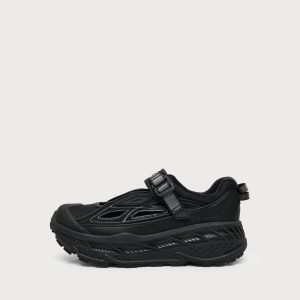 HOKA STINSON BREEZE - Trainers - black/carbon black