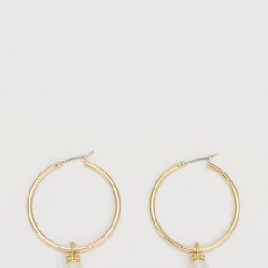 Lauren Ralph Lauren PEARL DROP - Earrings - gold-coloured/white