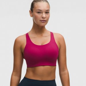 lululemon ENERGY BRA HIGH SUPPORT B-G CUPS - Sports Bra - raspberry rave