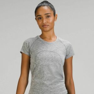 lululemon SWIFTLY TECH SHORT-SLEEVE 2.0 RACE LENGTH - T-Shirt - slate white